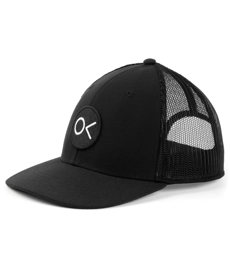 洋楽 on u sound patch cap black mesh 20250319_rubber_skull_cap_perf